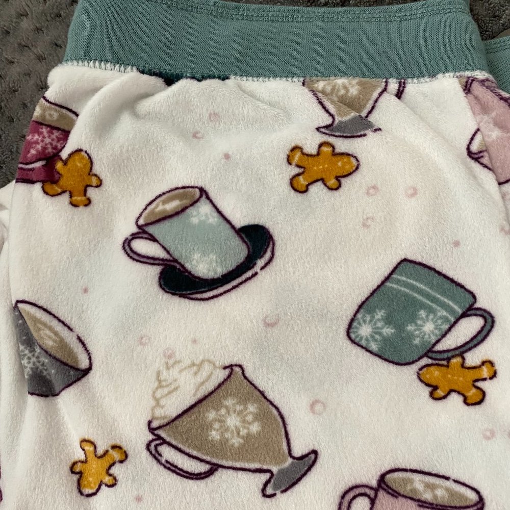 Coffee Theme Jogger Pajama Bottoms